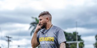 Treinador e jogador, Andrew Bernardini deixa Goiás Futebol Americano ANDREW BERNARDINI FUTEBOL AMERICANO