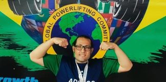 Em Balneário Camboriú, Atos Campos é campeão do Mundial de Powerlifting