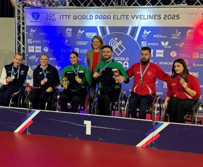 Thais Severo e Lucas Carvalhal conquistam o ouro no ITTF Yvelines 2025