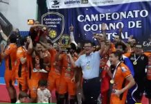 Formiguinhas/Piel/São Luís vence Corumbaíba na prorrogação e conquista título goiano de futsal