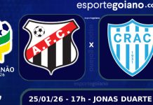 No Jonas Duarte, Anápolis busca emplacar a segunda vitória diante do desesperado Crac