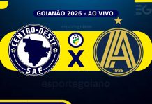 Ao vivo: Centro Oeste x Aparecidense – 1ª rodada do Goianão 2026