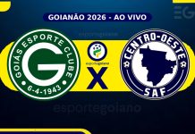 Ao vivo: Goiás 1×0 Centro Oeste – 4° rodada do Goianão