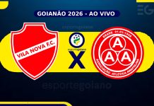 Ao vivo: Vila Nova x Anapolina – 2° rodada do Goianão