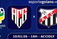 Reeditando as semis de 2025, Atlético-GO e Anápolis iniciam o Goianão no Accioly