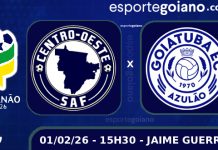 Em briga direta contra o rebaixamento, Centro Oeste e Goiatuba duelam no Jaime Guerra