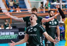 Goiás domina vice-líder Vôlei Renata e ganha por 3 sets a 0 com autoridade