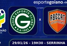 Na Serrinha, Goiás e Abecat realizam duelo direto pela ponta da tabela