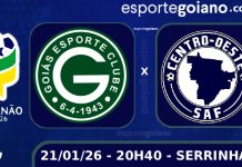 Buscando vencer após duas rodadas, Goiás encara o Centro Oeste na Serrinha