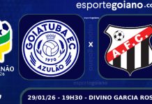 Desesperado, Goiatuba tenta vencer a primeira no estadual diante do embalado Anápolis