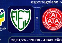 Em duelo direto pela classificação, Jataiense e Anapolina medem forças no Arapucão