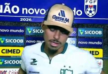 Indignado com arbitragem, zagueiro da Jataiense vai às lágrimas em entrevista