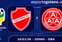 Em duelo que não ocorre há sete anos, Vila Nova e Anapolina buscam a 2° vitória no Goianão