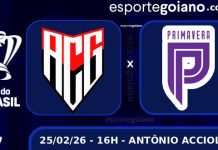 Estreando em casa, Atlético-GO recebe o Primavera-MT na segunda fase da Copa do Brasil