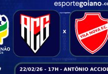 No Accioly, Atlético e Vila Nova abrem decisão por uma vaga na final do estadual