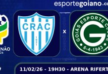 Iniciando duelo por uma vaga nas semis, Crac e Goiás medem forças na Arena Rifertil