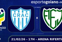 Em disputa pelo 5° lugar, Crac e Jataiense abrem os playoffs na Arena Rifertil