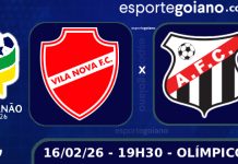 Após abrir vantagem na ida, Vila Nova recebe Anápolis por vaga na semifinal