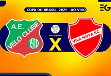 Ao vivo: Velo Clube x Vila Nova – 2° fase da Copa do Brasil