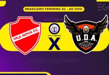 Ao vivo: Vila Nova x UDA-AL – 3ª rodada do Brasileirão feminino A-2