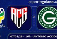 Abrindo a decisão do Goianão, Atlético e Goiás medem forças no Antônio Accioly