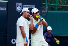 Irmãos Lipe e Guto Miguel perdem duelo brasileiro nas duplas do Aberto de Brasília de tênis