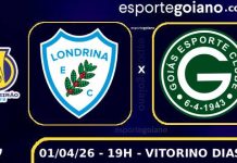 Diante do Londrina, Goiás tenta segunda vitória seguida na Série B