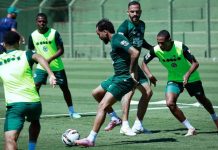 Lourenço se recupera de lesão e deve ser relacionado no Goiás para partida diante do Londrina