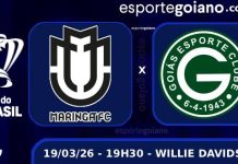 Em jogo valendo R$ 2 milhões, Goiás visita o Maringá e tenta classificação na Copa do Brasil