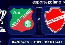 Vila Nova busca reabilitação diante do Velo Clube em estreia na Copa do Brasil