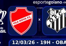 Procurando voltar a vencer, Vila Nova recebe o Operário-MS e busca classificação na Copa do Brasil