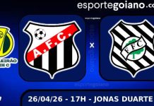 Na estreia de Evaristo Piza, Anápolis tenta vencer a primeira na Série C diante do Figueirense