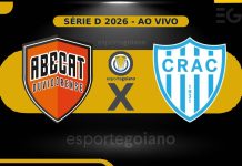 Ao vivo: Abecat 0 x 0 Crac – 4ª rodada da Série D 2026
