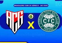 Ao vivo: Atlético-GO x Coritiba – 2ª rodada do Brasileiro Sub-20 Série B