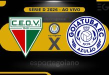 Ao vivo: Operário-MT x Goiatuba – 1° rodada da Série D