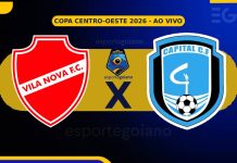Ao vivo: Vila Nova x Capital-DF – 4ª rodada da Copa Centro-Oeste