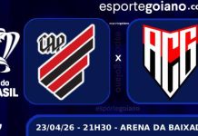 Em Curitiba, Atlético-GO e Athletico-PR iniciam decisão por uma vaga nas oitavas da Copa do Brasil