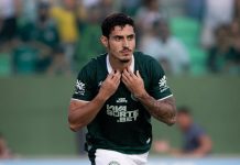 Cadu valoriza boa fase no Goiás e fala sobre dupla de ataque com Anselmo Ramon: “entrosados”