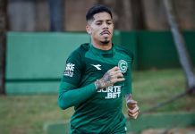 Diego Caito volta a treinar no Goiás e deve retornar aos gramados diante do Fortaleza