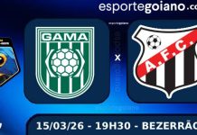 No primeiro jogo após demissão de Ângelo Luiz, Anápolis encara o Gama pela Copa Centro-Oeste