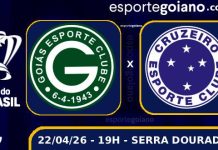 No Serra Dourada, Goiás abre a 5° fase da Copa do Brasil diante do Cruzeiro