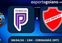 Com reservas e jovens, Vila Nova visita o Primavera na Copa Centro-Oeste