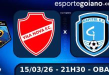 Buscando encaminhar classificação na Copa Centro-Oeste, Vila Nova encara o Capital-DF