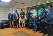 Wilton Sampaio e Bruno Pires, árbitros goianos na Copa do Mundo, são recebidos pelo governador