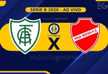 Ao vivo: América-MG x Vila Nova – 10ª rodada da Série B