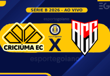 Ao vivo: Criciúma 1×1 Atlético-GO – 9° rodada da Série B