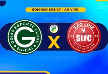Ao vivo: Goiás 0x1 São Luiz – quartas do Goianão Sub-17