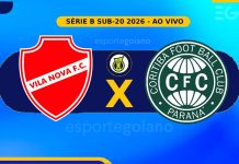 Ao vivo: Vila Nova x Coritiba – 6° rodada da Série B Sub-20