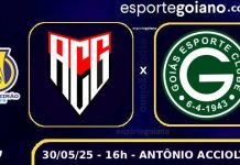 Em momentos opostos na Série B, Atlético-GO e Goiás duelam no Antônio Accioly