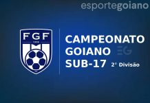 Definidas as semifinais da 2° Divisão do Goianão Sub-17; confira os jogos